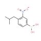 4-Isobutyl-3-nitrobenzeneboronic acid (CAS 850568-57-9) - chemical structure image
