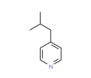 4-Isobutyl-pyridine (CAS 4810-79-1) - chemical structure image