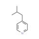 4-Isobutyl-pyridine (CAS 4810-79-1) - chemical structure image