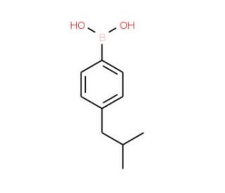 4-Isobutylbenzeneboronic acid (CAS 153624-38-5) - chemical structure image