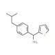(4-isobutylphenyl)(thien-2-yl)methylamine - chemical structure image