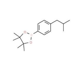 4-Isobutylphenylboronic acid, pinacol ester (CAS 1033753-01-3) - chemical structure image