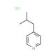 4-Isobutylpyridine hydrochloride (CAS 1049728-62-2) - chemical structure image