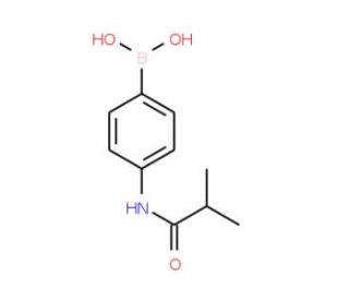 4-(Isobutyramido)benzeneboronic acid (CAS 874219-50-8) - chemical structure image