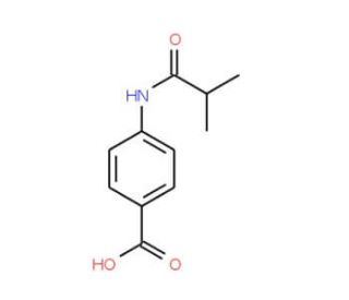 4-(isobutyrylamino)benzoic acid - chemical structure image