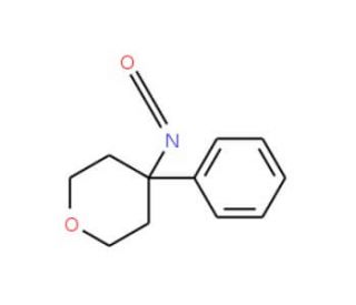 4-Isocyanato-4-phenyltetrahydro-2H-pyran (CAS 941717-02-8) - chemical structure image