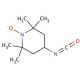 4-Isocyanato-TEMPO (CAS 88418-69-3) - chemical structure image