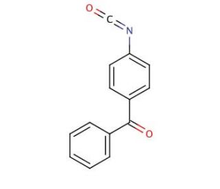 4-Isocyanatobenzophenone (CAS 63648-38-4) - chemical structure image