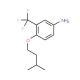 4-(Isopentyloxy)-3-(trifluoromethyl)aniline - chemical structure image