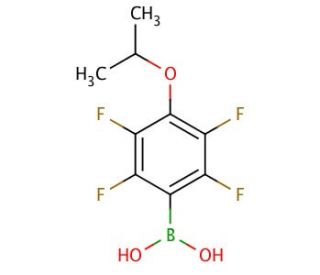 4-Isopropoxy-2,3,5,6-tetrafluorophenylboronic acid (CAS 871126-28-2) - chemical structure image