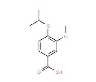 4-Isopropoxy-3-methoxy-benzoic acid (CAS 3535-33-9) - chemical structure image