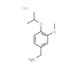 (4-Isopropoxy-3-methoxyphenyl)methanaminehydrochloride - chemical structure image