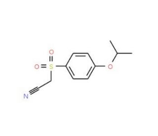 (4-Isopropoxy-benzenesulfonyl)-acetonitrile - chemical structure image