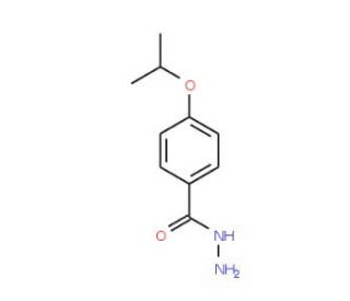 4-Isopropoxy-benzoic acid hydrazide (CAS 90873-17-9) - chemical structure image