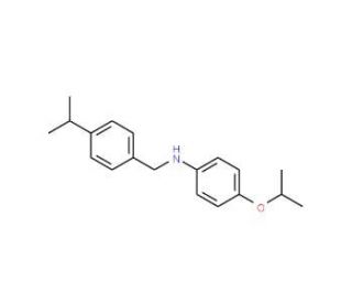 4-Isopropoxy-N-(4-isopropylbenzyl)aniline - chemical structure image