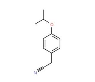 (4-isopropoxyphenyl)acetonitrile - chemical structure image