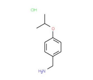 (4-Isopropoxyphenyl)methanamine hydrochloride (CAS 100131-60-0) - chemical structure image