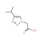 (4-Isopropyl-[1,2,3]triazol-1-yl)-acetic acid (CAS 887405-34-7) - chemical structure image