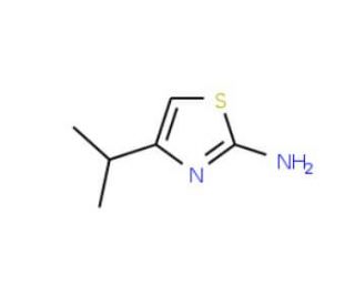 4-isopropyl-1,3-thiazol-2-amine (CAS 79932-20-0) - chemical structure image
