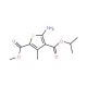 4-Isopropyl 2-methyl 5-amino-3-methylthiophene-2,4-dicarboxylate - chemical structure image