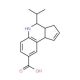 4-Isopropyl-3a,4,5,9b-tetrahydro-3H-cyclopenta[c]quinoline-8-carboxylic acid - chemical structure image