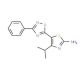 4-Isopropyl-5-(3-phenyl-1,2,4-oxadiazol-5-yl)-1,3-thiazol-2-amine (CAS 937682-00-3) - chemical structure image