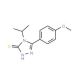 4-Isopropyl-5-(4-methoxy-phenyl)-4H-[1,2,4]triazole-3-thiol - chemical structure image