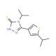 4-Isopropyl-5-(5-isopropylthien-3-yl)-4H-1,2,4-triazole-3-thiol - chemical structure image
