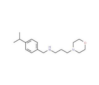 (4-Isopropyl-benzyl)-(3-morpholin-4-yl-propyl)-amine (CAS 436086-82-7) - chemical structure image