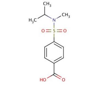 4-{[isopropyl(methyl)amino]sulfonyl}benzoic acid - chemical structure image