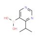 4-Isopropylpyrimidine-5-boronic acid (CAS 913835-27-5) - chemical structure image