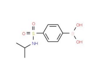 4-(Isopropylsulphonamido)benzeneboronic acid (CAS 850589-31-0) - chemical structure image