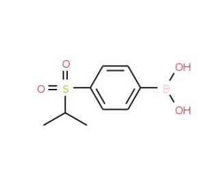 4-(Isopropylsulphonyl)benzeneboronic acid (CAS 850567-98-5) - chemical structure image
