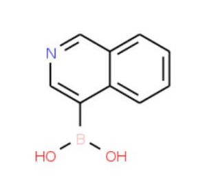4-Isoquinolineboronic acid (CAS 192182-56-2) - chemical structure image