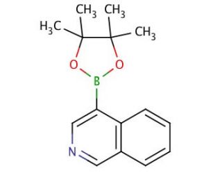 4-Isoquinolineboronic acid pinacol ester (CAS 685103-98-4) - chemical structure image