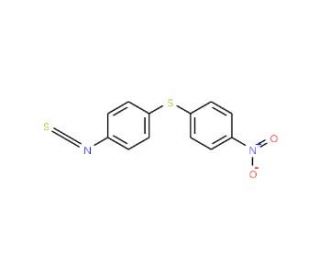 4-Isothiocyanato-4&prime;-nitrodiphenyl sulfide (CAS 19822-35-6) - chemical structure image