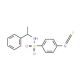 4-Isothiocyanato-N-(1-phenylethyl)-benzenesulfonamide - chemical structure image