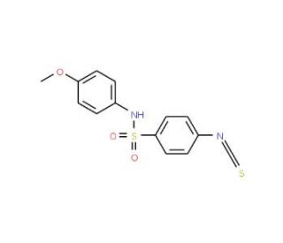 4-Isothiocyanato-N-(4-methoxyphenyl)-benzenesulfonamide - chemical structure image