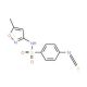 4-Isothiocyanato-N-(5-methylisoxazol-3-yl)-benzenesulfonamide - chemical structure image