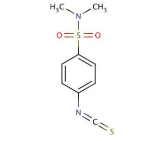 4-Isothiocyanato-N,N-dimethylbenzenesulfonamide (CAS 223785-92-0) - chemical structure image