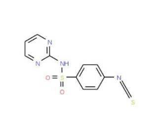 4-Isothiocyanato-N-pyrimidin-2-ylbenzenesulfonamide - chemical structure image