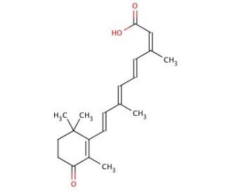 4-Keto 13-cis-Retinoic Acid (CAS 71748-58-8) - chemical structure image