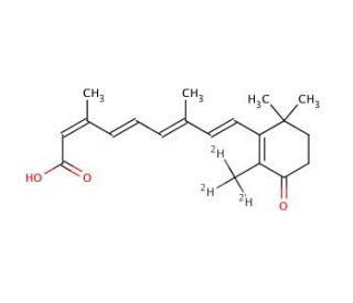 4-Keto 13-cis-Retinoic Acid-d3 (CAS 1185241-31-9) - chemical structure image