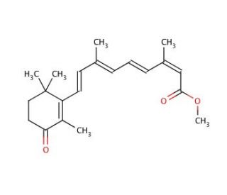 4-Keto 13-cis-Retinoic Acid Methyl Ester (CAS 71748-57-7) - chemical structure image