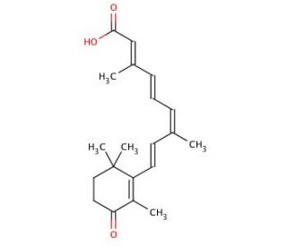4-Keto 9-cis Retinoic Acid (CAS 150737-18-1) - chemical structure image