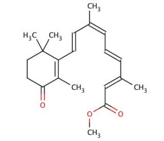 4-Keto 9-cis Retinoic Acid Methyl Ester (CAS 163955-59-7) - chemical structure image
