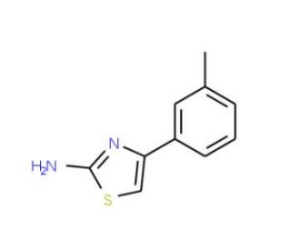 4-m-Tolyl-thiazol-2-ylamine (CAS 5330-67-6) - chemical structure image