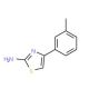 4-m-Tolyl-thiazol-2-ylamine (CAS 5330-67-6) - chemical structure image