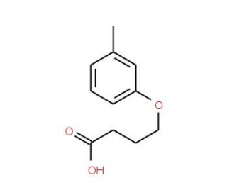 4-m-Tolyloxy-butyric acid (CAS 22180-01-4) - chemical structure image
