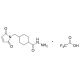 4-(Maleimidomethyl)cyclohexane-1-carboxyl-hydrazide, Trifluoroacetic Acid (CAS 181148-00-5) - chemical structure image